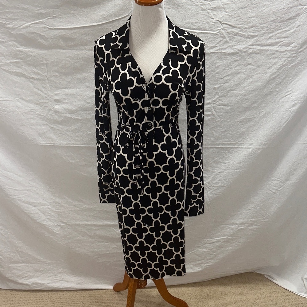 Pink Tartan 100% Silk Midi Shirtdress - Euc!